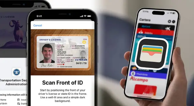 Agregar la licencia requiere solo unos pasos en la app Wallet de iPhone, facilitando la verificación de identidad y eliminando la necesidad de portar una tarjeta física. Agregar la licencia requiere solo unos pasos en la app Wallet de iPhone, facilitando la verificación de identidad y eliminando la necesidad de portar una tarjeta física.