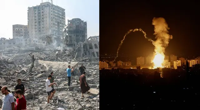 Ataques aéreos israelíes impactan Gaza tras el alto el fuego.