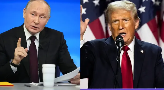 Donald Trump critica duramente a medio de comunicación por mentir sobre el encuentro con Putin. Donald Trump critica duramente a medio de comunicación por mentir sobre el encuentro con Putin.