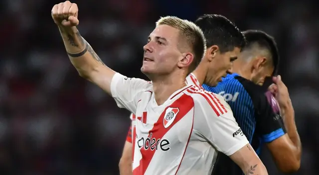 Franco Mastantuono anotó el segundo gol de River Plate