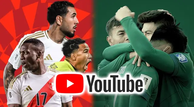 Partido de Perú vs Bolivia se transmitirá GRATIS por Youtube.