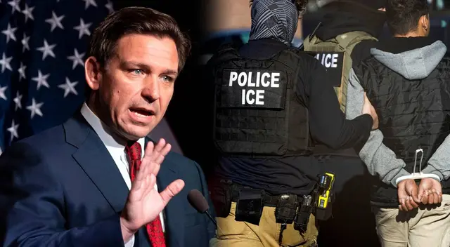 DeSantis dijo que Florida intensifica la lucha contra la inmigración ilegal.