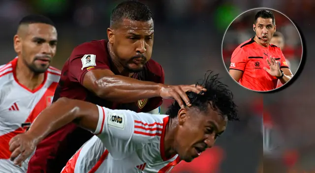 Arbitro chileno fue anunciado por CONMEBOL como árbitro del Perú vs. Venezuela.