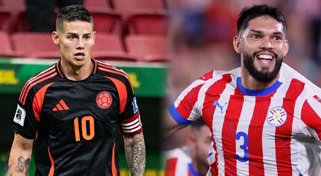 Colombia recibe a Paraguay en Barranquilla por la fecha 14 de las Eliminatorias 2026.