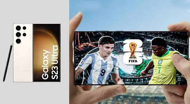 Este es el Galaxy S23 Ultra de Samsung, el smartphone ideal para ver los partidos de Eliminatoria rumbo al Mundial 2026. Este es el Galaxy S23 Ultra de Samsung, el smartphone ideal para ver los partidos de Eliminatoria rumbo al Mundial 2026.