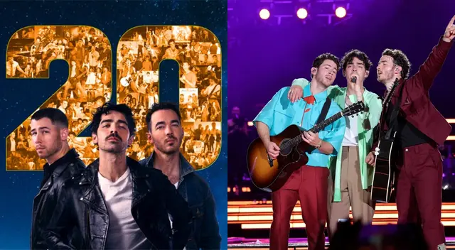 Los Jonas Brothers anuncian su gira 'JONAS20: LIVING THE DREAM'.