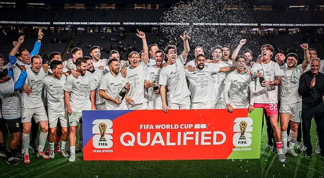 Nueva Zelanda es la segunda selección clasificada al Mundial 2026.