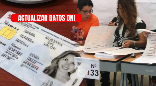 CONSULTA hasta cuándo se puede actualizar datos del DNI