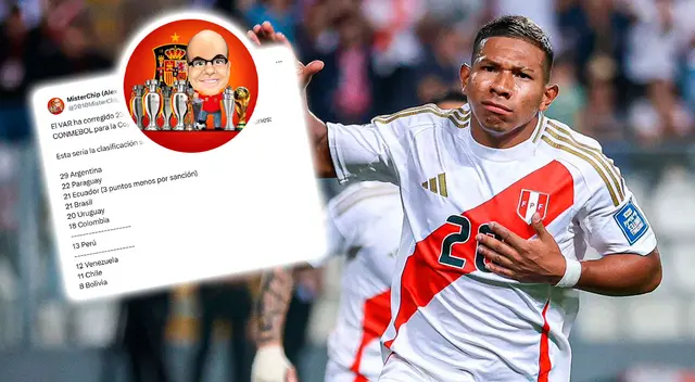 Perú estaría en zona de repechaje por insólito dato de Mister Chip.