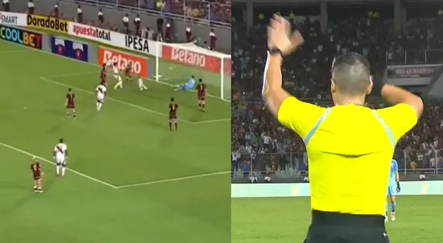 Bryan Reyna había marcado el empate de Perú, pero el árbitro y el VAR lo anularon por mano.