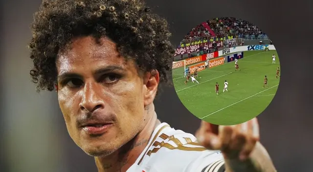 Posible penal no revisado a Paolo Guerrero Posible penal no revisado a Paolo Guerrero