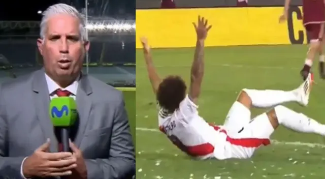 Diego Rebagliati no dudó en reaccionar durante el Perú vs. Venezuela.