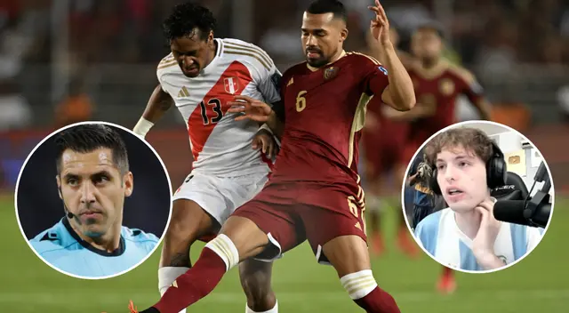 El streamer argentino y su radical opinión sobre el arbitraje del chileno Cristian Garay.