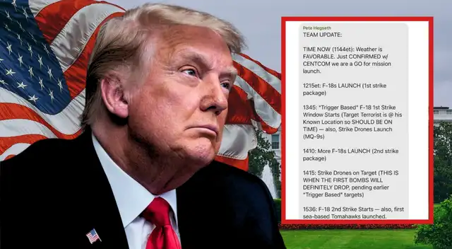 Periodista expone los detalles específicos de los planes de guerra establecidos por los funcionarios de Trump. Periodista expone los detalles específicos de los planes de guerra establecidos por los funcionarios de Trump.