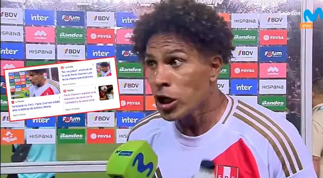 Paolo Guerrero fue noticia en Chile tras criticar a la terna arbitral chilena tras el Perú vs. Venezuela. Paolo Guerrero fue noticia en Chile tras criticar a la terna arbitral chilena tras el Perú vs. Venezuela.