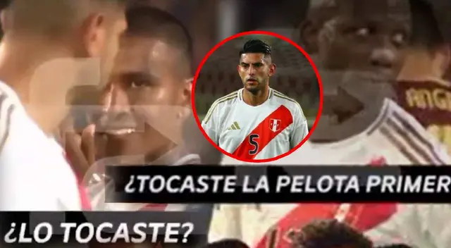 La reacción de Pedro Aquino y Luis Advíncula en el penal de Carlos Zambrano