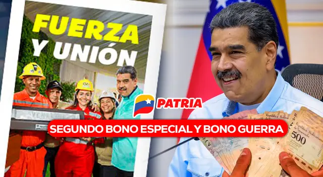 Accede a más detalles sobre el Bono Fuerza y Unión y el Bono Guerra de marzo de 2025.