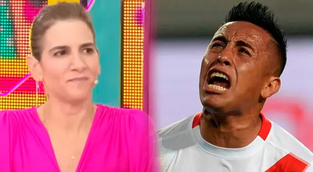 Gigig Mitre 'cuadró' en vivo a Christian Cueva