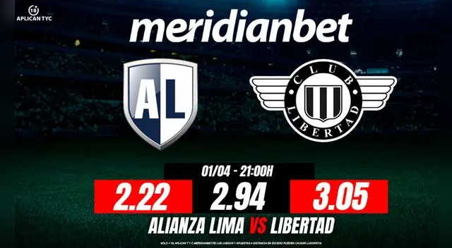Alianza Lima se enfrentará a Libertad este 1 de abril de 2025, a las 9:00 PM, en el Estadio Alejandro Villanueva. Fuente: Difusión. Alianza Lima se enfrentará a Libertad este 1 de abril de 2025, a las 9:00 PM, en el Estadio Alejandro Villanueva. Fuente: Difusión.