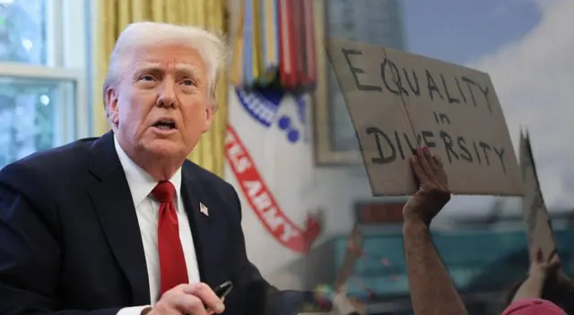 Donald Trump presiona a estas empresas a que eliminen iniciativas DEI.