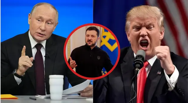 Trump amenaza con fuertes medidas políticas si Putin no detiene la guerra contra Zelensky.