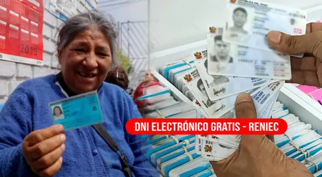 DNI gratis: consulta cómo acceder al beneficio de RENIEC DNI gratis: consulta cómo acceder al beneficio de RENIEC