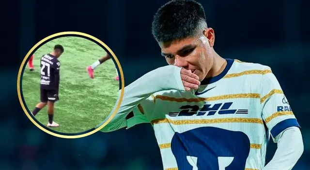 Piero Quispe no la pasó nada bien tras su regreso a Pumas
