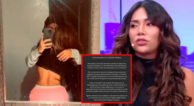Olenka Mejía DENUNCIA otra vez amenazas y culpa a Piero Quispe.