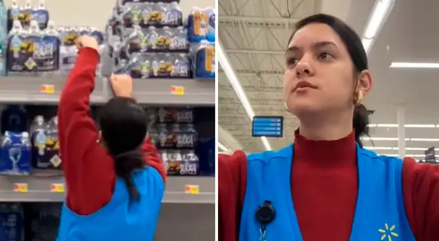 Mujer latina revela cuál es el mejor puesto de trabajo en Walmart.