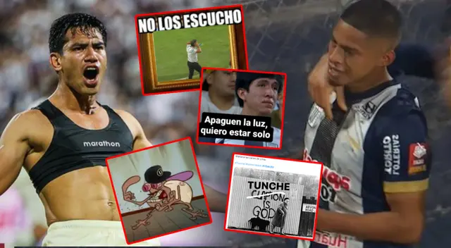 Universitario empató a Alianza con gol del 'Tunche' e hinchas realizan crueles memes.