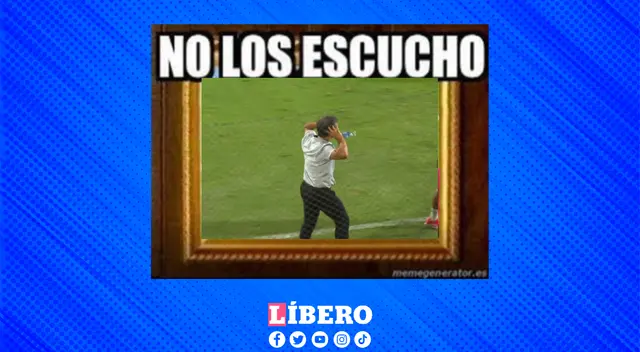 La reacción del técnico de Universitario se convirtió meme por su reacción.
