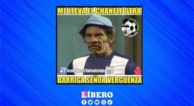 Meme sobre hinchas de Alianza Lima se vuelve viral tras el empate en Matute.
