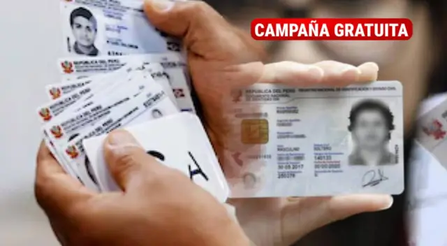 CONSULTA sobre la campaña de DNI gratis en el Perú CONSULTA sobre la campaña de DNI gratis en el Perú