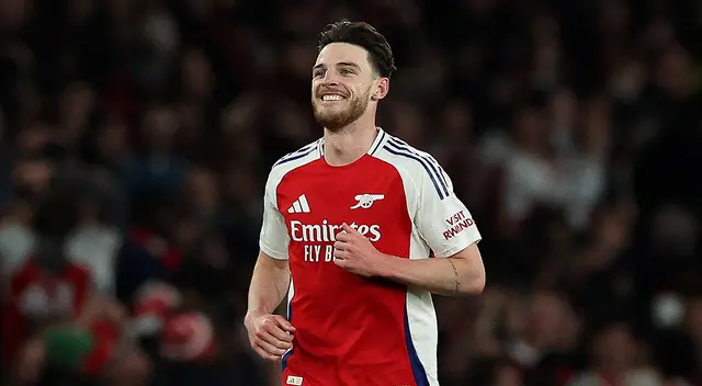 Declan Rice fue la figura del Arsenal vs Real Madrid.