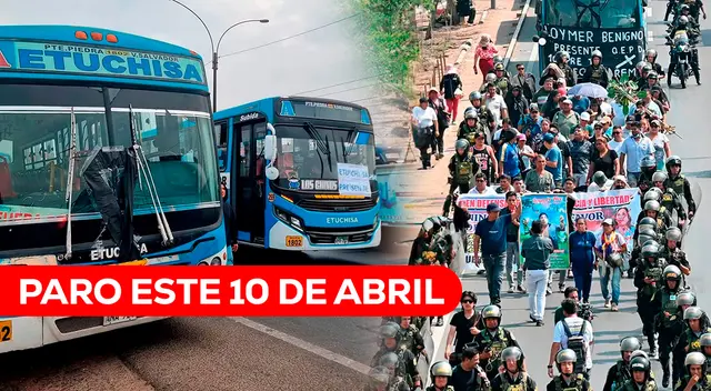 Accede a más detalles sobre el paro nacional de transportistas de este jueves 10 de abril.