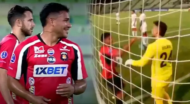 Jugador de Caracas se burló del arquero de Cienciano