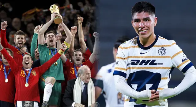 Campeón del Mundial 2010 con España llenó de elogios a Piero Quispe.
