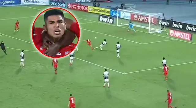 Luis Ramos convirtió un gol de gran factura ante Corinthians por Copa Sudamericana.
