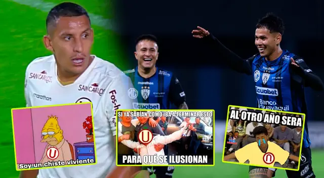Las redes sociales se invaden de memes tras derrota de Universitario ante Independiente del Valle.