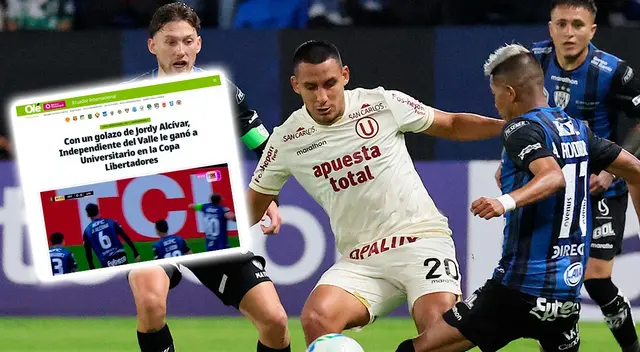 Universitario fue noticia en Ecuador tras caída ante IDV. Universitario fue noticia en Ecuador tras caída ante IDV.