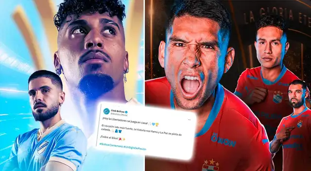 Bolívar sorprende con mensaje a Sporting Cristal. Bolívar sorprende con mensaje a Sporting Cristal.