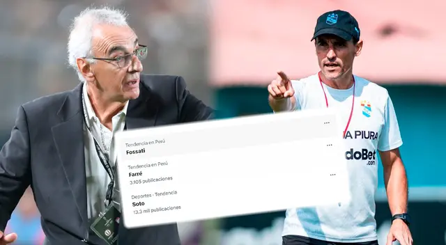 Jorge Fossati es tendencia tras salida de Guillermo Farré en Sporting Cristal. Jorge Fossati es tendencia tras salida de Guillermo Farré en Sporting Cristal.
