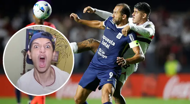 Hincha 'crema' celebró histórico empate de Alianza Lima ante Sao Paulo.