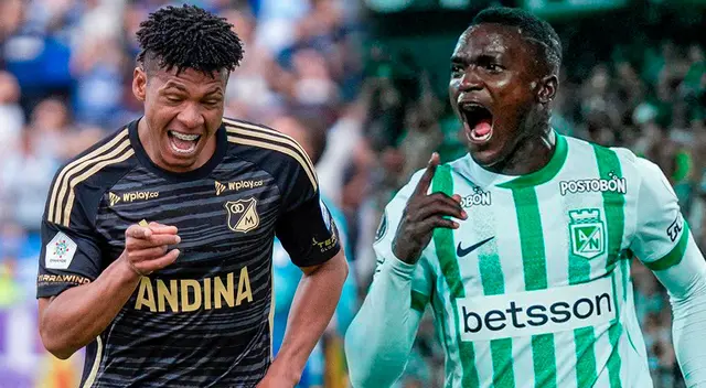 Horarios y canales para ver el clásico Millonarios vs. Atlético Nacional