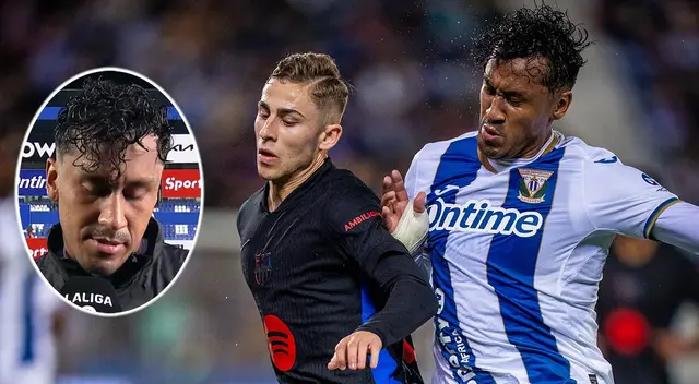 Renato Tapia habló tras derrota de Leganés ante Barcelona.