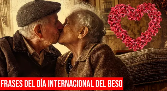 Frases tiernas por Día Internacional del Beso 2025. Frases tiernas por Día Internacional del Beso 2025.