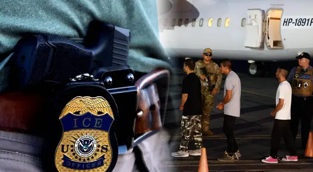 ICE deporta a inmigrantes que representan una amenaza para la seguridad nacional. ICE deporta a inmigrantes que representan una amenaza para la seguridad nacional.