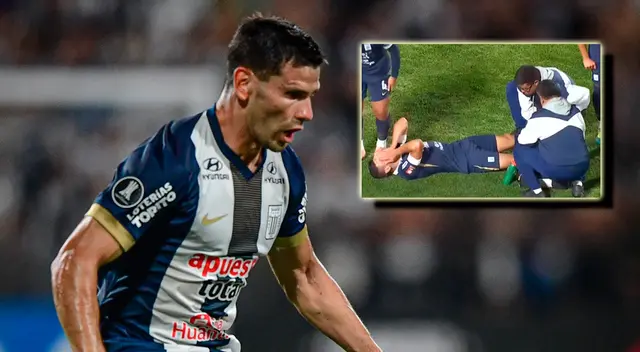 Guillermo Enrique sufrió una lesión en el partido entre Alianza Lima vs. Deportivo Garcilaso.