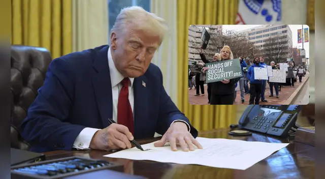 Trump afirmó que busca proteger los beneficios para ciudadanos y residentes legales. Trump afirmó que busca proteger los beneficios para ciudadanos y residentes legales.