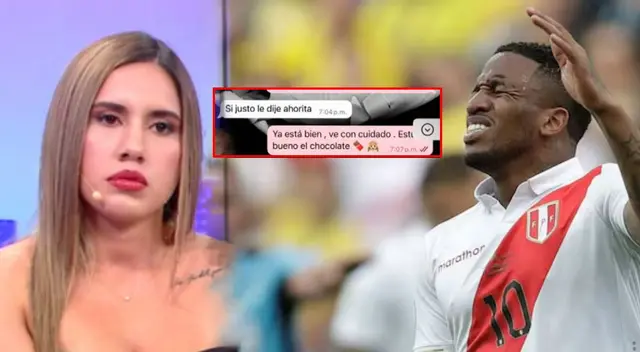 Jefferson Farfán fue expuesto por Darinka en comprometedores chats.